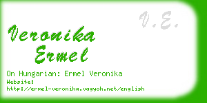 veronika ermel business card